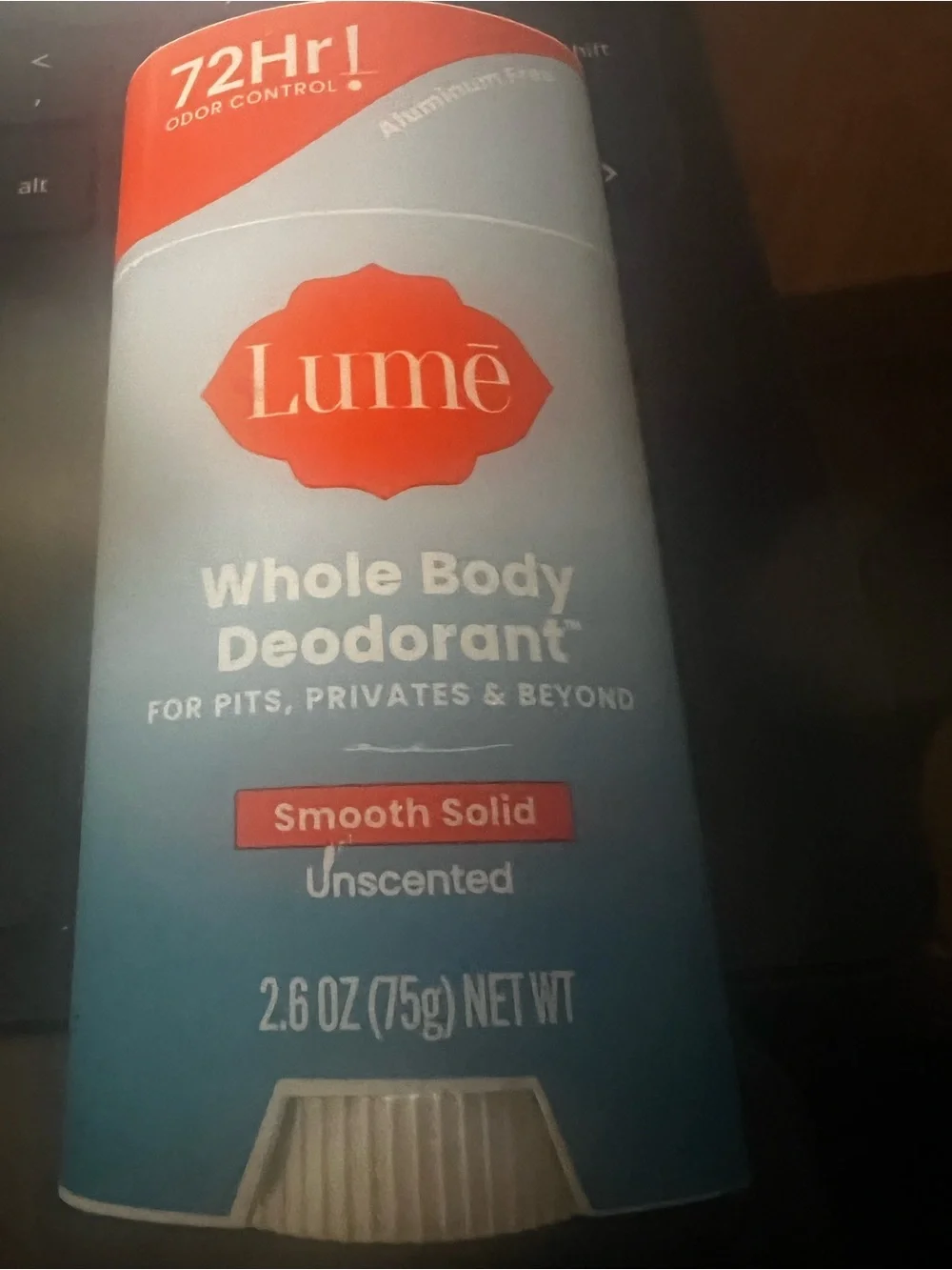 Whole Body Deodorant Smooth Solid Unscented - Blue
